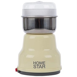 Кофемолка Homestar Hs-2001, 160Вт, 50Г, Бежевая sbnWTQpkiCtzHc5khjYSo2 - фото 918