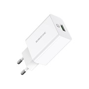 Блок питания сетевой 1 USB, 1 Type-C Borofone BA94A, 5V, 3.0A, PD30W/QC3.0, цвет: белый 4e5PAtBeifaEo0WxXj2F82