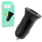 АЗУ 12/24V USBx2 (3.1A) DENMEN DZ06 Black lUF2EzYWi8aeDqHrW3WVA0