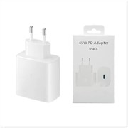 Блок питания сетевой Type-C 5A 45W белый N5hbAMiVjKFR3QaEEG9Ae0