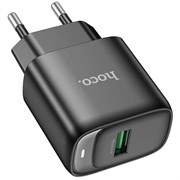 Блок питания сетевой 1 USB HOCO C140A Smart, PD18Вт, QC3.0, чёрный xyTDWiy3g021eBflJDDFb1