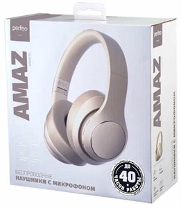 Perfeo BT наушники полноразмерные с микрофоном AMAZ слоновая кость, AUX 4CJJHJ6jiSRpfdAb9Eh-y0