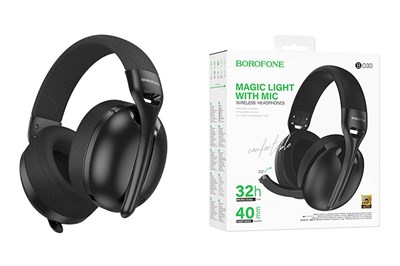 Наушники полноразмерные с микрофоном Borofone BO30, Bluetooth, цвет: чёрный yEpgwZ22its2N6cDckTDW0