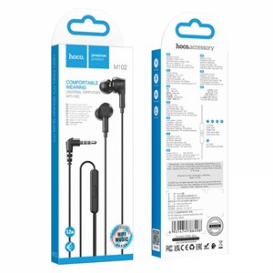 Наушники внутриканальные HOCO M102 с микр. черный 9kXfIV-9gW1Qj81iLLbx50