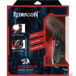 Гарнитура REDRAGON Lester красный/черный, кабель 2,2 м. QpIk7QGRg1rjByYH7e20Y0