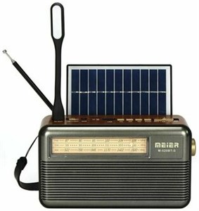 Радиоприёмник с Bluetooth MEIER M-520BT-S солн.бат.  POWERBANK 0RbpflTkiFsjGbiiv9GcY2