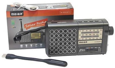 Радиоприемник M-9002BT-S Meier USB/microSD, Bluetooth, фонарик, аккум, солнечная батарея of4d4YnggUjA1z5qVZnOw3