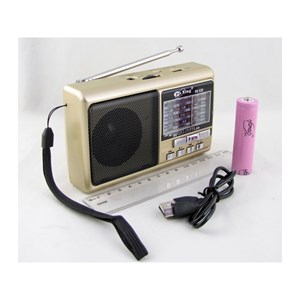 Радиоприёмник PX-51U FM. USB, аккум.18650, microUSB, с фонарем OPWxolmUg3pXOHRGxyxCi0