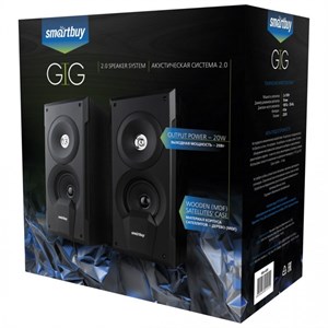 Акустическая система 2.0 SmartBuy GIG, мощность 20 Вт, корпус МДФ, 220В, черная (арт.SBA-4200) gfYfo2xFg-dyr2RpleiSL2