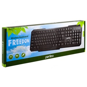 Perfeo клавиатура беспров. "FREEDOM", USB, чёрная (PF-1010) dyymLk7FiFHR66EnRSngQ3