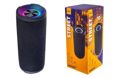 Perfeo Bluetooth-колонка "STREET" FM, MP3 USB/TF, AUX, TWS, LED, HF, 10Вт, 1800mAh, черная va1BHdr0jEvm8osAl4EJZ2