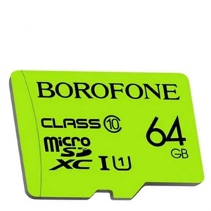 Карта памяти microSD Borofone 64GB Class10 A1 UHS-I (U3) 95 МБ/сек V30 Hu5wigk1h5jLRvTdlOmfK3