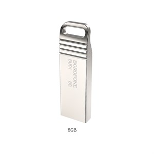 Флеш-накопитель Borofone Nimble BUD1 8GB USB2.0 металл серебряный -hhs75P5jSRWxSVktKdMg1