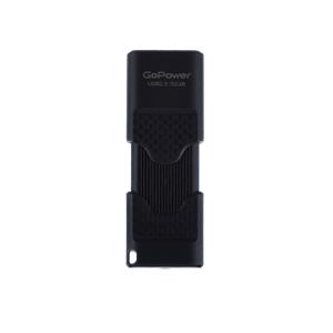 Флеш-накопитель GoPower SLIDER 32GB USB2.0 пластик черный матовый oomSnPPcjbBRq2eDaXARf3