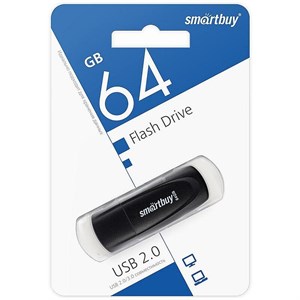 Флеш-накопитель Smartbuy Scout 64GB USB2.0 LUlmoROxhI-UUJR-HUAl43