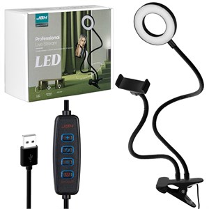Селфи кольцо с гибким держателем 8,5" SL-9 черное JBH X3zUPUvNho7J-gUwHJOUa3