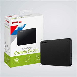 Внешний жесткий диск TOSHIBA Canvio Basics 2TB, 2.5", USB 3.0, черный, HDTB420EK3AA NaONOSlAhNoFijL7qR5hN3