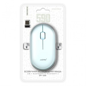 Мышь беспроводная Dual Bluetooth+USB Smartbuy SBM-590D-M мята (SBM-590D-M) Z-JcuywCg76kcfYUHW7np1