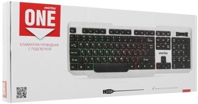 Клавиатура проводная Smartbuy 333 ONE классическая USB белый черный kJOM3MC0jHR5j7JXKNS252