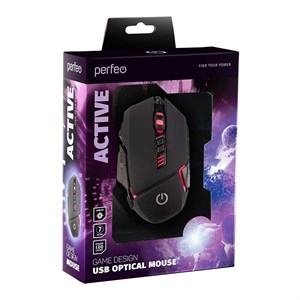 Perfeo мышь оптич. "ACTIVE", 7 кн, USB, чёрн, GAME DESIGN, 4 цв. подсветка, 1000-1600-3200-6400 DPI o6Fp-tHujj6M7nvL48EvA2