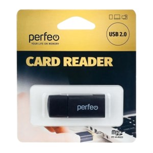 Perfeo Card Reader Micro SD, (PF-VI-R023 Black) чёрный VaMchK4MjNMdevsCcsUU-1