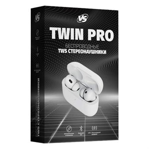 VS TWS наушники TWIN PRO белые автосопряжение MBah7QtKh24GKmeyFqQc73