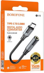 Переходник BOROFONE BV19 Type-C штекер/AUX гнездо Gr-JAkDlhZkWMcxfpROkM1