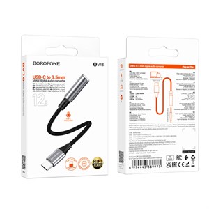 Переходник AUX Borofone BV16 Jack 3.5mm (f)-Type-C (m) 0.1м qEf3ZMHIgKp7ZszwN5-CM3