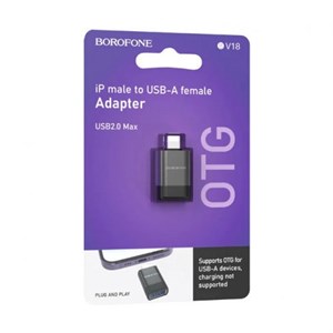 OTG-адаптер Borofone BV18 USB 2.0-Lightning bUGeGZOxi83jQhLAPbtkx3