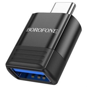 Переходник/Адаптер BOROFONE BV18 Type-C (m) - USB3.0 (f), черный 70IBzZYajm1w81DE2JAxe0