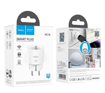Умная Wi-Fi розетка HOCO AC16 (белый) liTT0VEBhBDDYjWYXoC3Y1