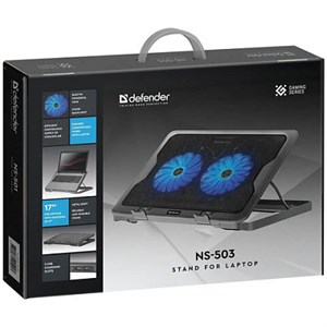 Подставка для ноутбука DEFENDER NS-503, 17", 2 USB, 2 вентилятора, 29503 IWDotJuZjHVVKVJ-0vvd13