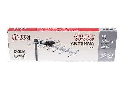 Антенна наружная Dori 4290 активная, 5V, 30db, 45540 (арт. 758833) C8Dk5M2DgLVpPdrgArdS53