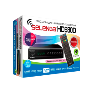 Приставка для цифрового ТВ Selenga HD 980D DVB-T/T2/C HWCITlnEiDqQwfgW5wAUG3