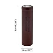 Аккумулятор 18650 Li-ion 3000mAh низкий контакт коричневый CC6HjWdVgr6KRFjabn8We0