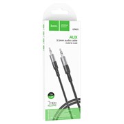 Аудиокабель HOCO UPA23 AUX Jack 3,5 (m) - Jack 3,5 (m), 1 м, серый металлик Y5j4rxHkiPZeM1Fz7lCoz0