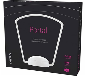 Perfeo ТВ антенна "PORTAL", активная, встр. усилитель, блок питания, DVB-T2 (PF_4505) FUQ3XRfbhvVTF411E-q-l3