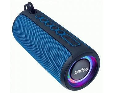 Perfeo Bluetooth-колонка "TELAMON" FM, MP3 USB/TF, AUX, TWS, LED, HF, 40Вт, 4400mAh, синий hfVLjQOfi28BfM2Df0pm10