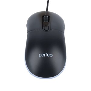 Мышь проводная Perfeo ONE, 1000 dpi, USB, черный, PF_B4894 ujV3WPYlizekNmHw1109q1