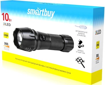 Фонарь SMARTBUY SBF-20-K, аккумуляторный, CREE XM-L T6 10W 1*18650 3TgP2HK9iiYlwJ7v0QyGM1