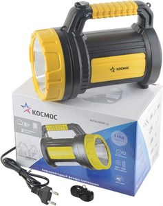 Фонарь аккумуляторный LED 5Вт боков. панель 10Вт ЗУ 220/12В КОСМОС KOCAc2005W_Ex iLV0T1CFihja3PafZVnIm1