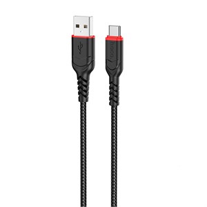 Кабель USB - Type-C HOCO X59 Victory, 1.0м, 3,0А, цвет: черный R8Ev7jnChNMMry40rsqpO1