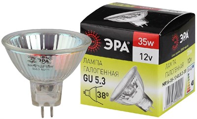 Лампа галогенная GU5.3-MR16-35W-12V-Cl ЭРА C0027355 VsxHHaUNjNXxf6QJU3iyJ2