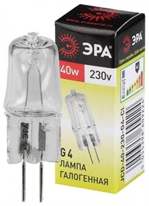 Лампа галогенная G4-JCD-40W-230V-Cl 40Вт G4 230В Эра C0039280 rPfW0uYGgjiv-Ob3qqWGI2