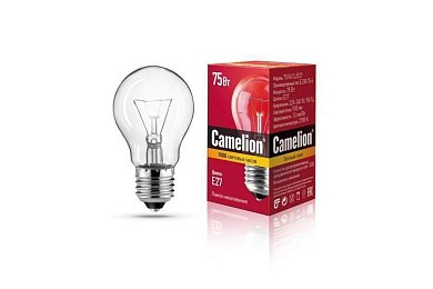 Camelion A55 E27 75W ЛОН прозрачная 75/A/CL/E27 RdfLe8DIitv5AkYAskbgl1