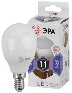 Лампа светодиодная P45-11W-860-E14 шар 880лм ЭРА Б0032990 UC2HXpQQj5j1cYB9hRIwj2