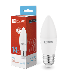 Лампа светодиодная LED-СВЕЧА-VC 14Вт 230В E14 6500К 1330лм IN HOME yIuL8wOTgVc1m2txGmBdb0