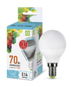 Лампа светодиодная LED-ШАР-standard 7.5Вт 230В Е14 4000К 675Лм ASD dYdbP66KhULMOQ1EBt9X01