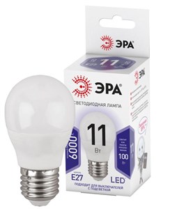 Лампа светодиодная P45-11W-860-E27 шар 880лм ЭРА Б0032991 VkeLgjmJhm1bmn3wBtpB00