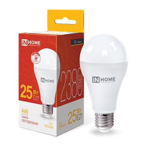 Лампа светодиодная LED-A65-VC 25Вт 230В Е27 3000К 2380Лм IN HOME CSYJHvBRgewk6-Nikgnm43